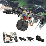HGOC Large Splatter Ball Blaster with 40,000 Rounds, Electric Gel Ball Blaster Automatic Outdoor...