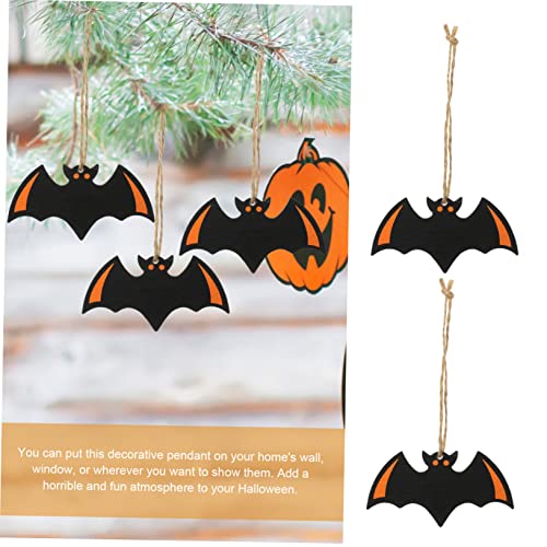 Murciélagos de madera Halloween PRETYZOOM 100 uds para decoración 8