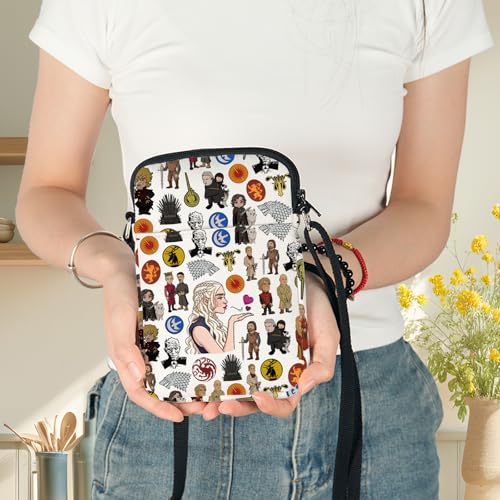 G2TUP Jon Snow Crossbody Bag Dragons Fans Gift Mother Of Dragons Adjustable Strap Bag Dragons Merch4