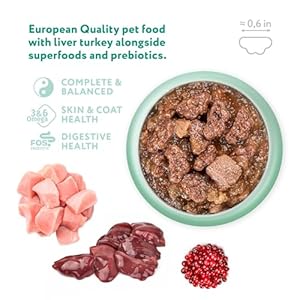   OPtimeal-Grain-Free-Dog-Food-Proudly-Ukrainian-Dog-Food-Wet-Recipe-to-Help-Support-Healthy-Digestion-Non-Grain-Wet-Dog-Food-Pouches-for-Adult-Dogs-45lbs-Total-24-Pouches-Liver-Turkey