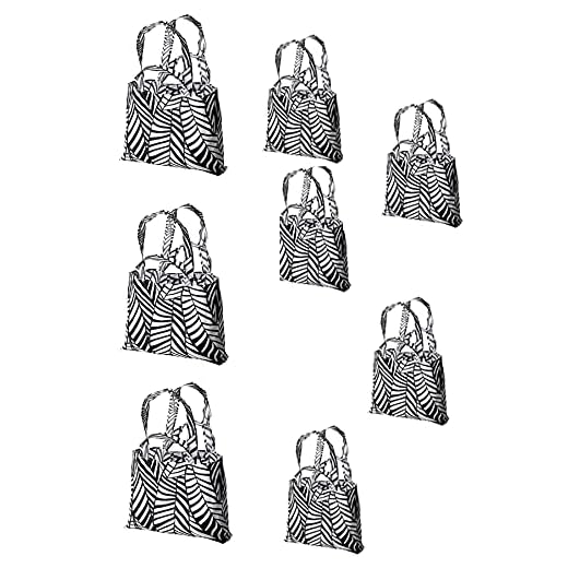 8 bolsas SKYNKE para portador, blanco/negro
