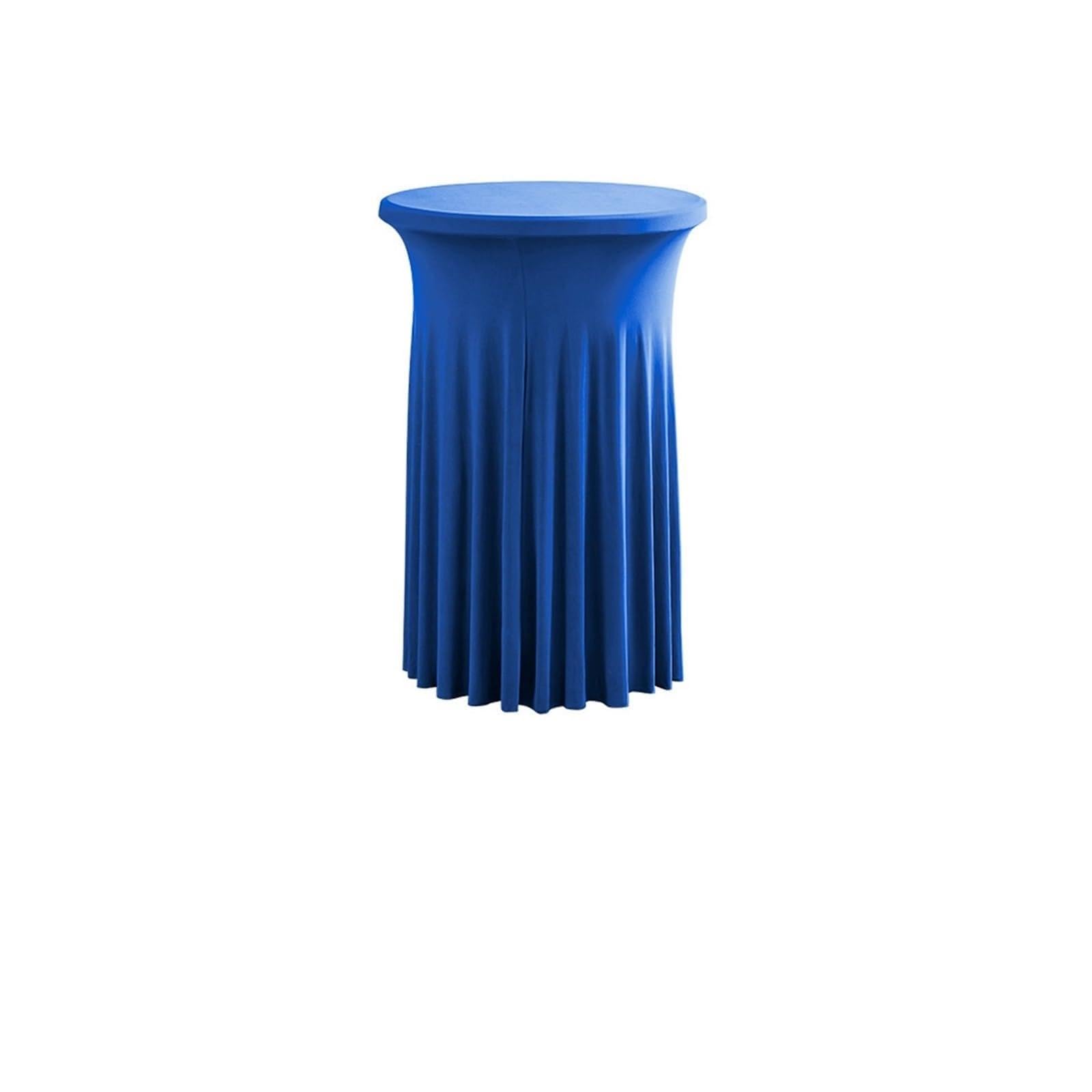 Nappe ronde de bar mange-debout 80x110cm moderne et élastique pour table haute d'hôtel