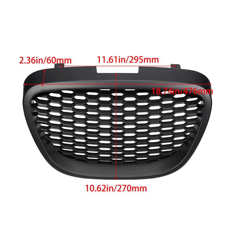 Calandre centrale en maille pour SEAT Leon 2005-2009 grille avant