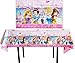 Tovaglia principessa-1PCS1,8 x 1,2m principessa Party Forniture per Bambini ragazze principessa Tema Festa di Compleanno Decorazione Plastica Monouso Copritavolo,Pulibile e riutilizzabile