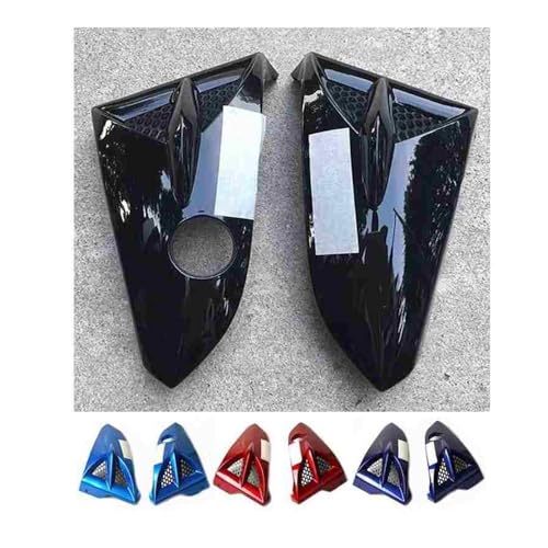 Winglet moto YBR125 : panneaux de protection réservoir rouge - 2