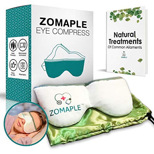 Heated Eye Mask for Dry Eyes Warm Compress for Eyes | Moisturizing Heat