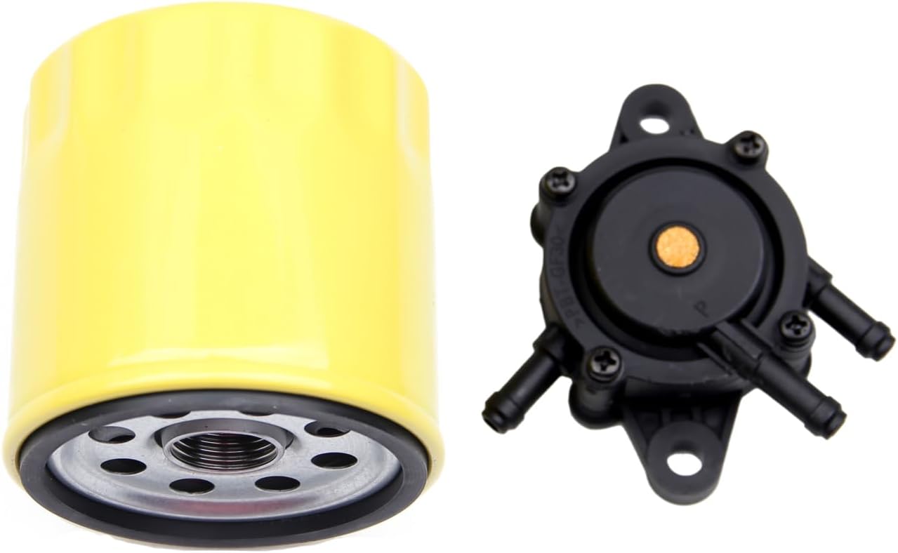 New Carburetor Oil Filter Fuel Pump Compatible With Craftsman GT5000 DGT6000 DTS6000 Garden Tractor With 27HP Kohler 721cc Husqvarna RZ5424 RZ4623 24HP Cub Cadet LT1050 Lawn Tractor