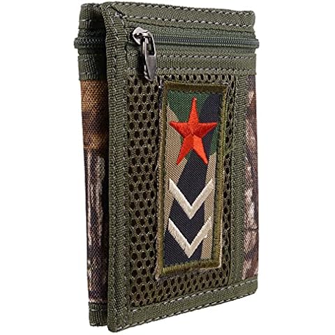 RED X Camouflage Canvas Wallet for Men Cover