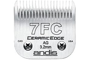 Andis Ceramic Edge Clipper Blades (Choose Size !(# 7FC Finish Blade = 3.2mm))