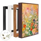 VYPEROCK Floating Frames for Canvas, Wooden Frames for 1.25' Thick Canvas Paintings, Floater Frame Kit Available in 50 Sizes and 4 Colors - Perfect for Wall Decor, Art, and Room Decor