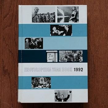 Hardcover The American Peoples Encyclopedia Year Book 1992 Book