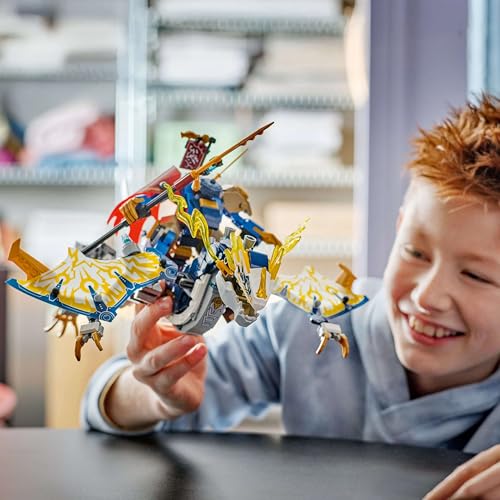 Image of LEGO NINJAGO Rogue's Mech Dragon Rider Ninja Toy 71843 Building Blocks Toys for 8+ Gift for Boys and Girls