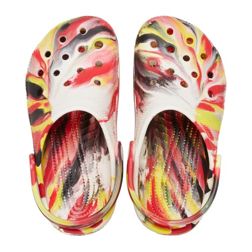 Image of Crocs Unisex-Child Classic Watercolor Marbled Clog