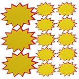 BCOATH 200 piezas Etiquetas de Precio Papel Carteles de Venta Borrables para Tiendas Minoristas y Supermercados Señales de Oferta Versátiles para Exhibición y Publicidad