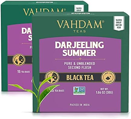 VAHDAM, Himalayan Oolong Tea Bags (30 Tea Bags) - 100% Natural Detox Tea | Long Leaf Pyramid Oolong Tea Bags | Brew Hot, Iced or Kombucha Tea | Packed at Source