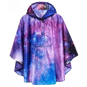 Lightweight Kids Rain Poncho Jacket Waterproof Outwear Rain Coat