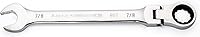 Vista 16 de GEARWRENCH 86741 Llave combinada de trinquete de cabeza flexible de 12 puntos con arco oscilante de 4 grados de 5/16