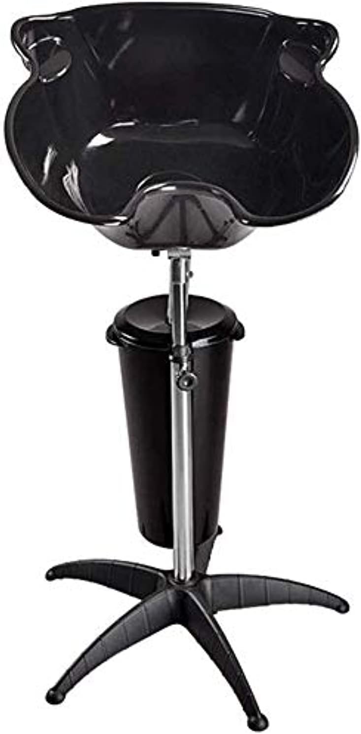 Height Adjustable Hair Washing Sink, Black