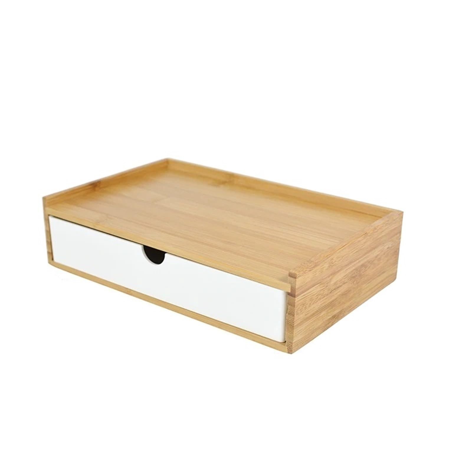 XUCZHAI Desktop Storage Box Multi-layer Jewelry Stationery Drawer-type Dormitory Office(White 1)