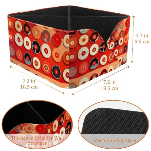 Porte-stylo rectangulaire rouge et organiseur de bureau papeterie - 4