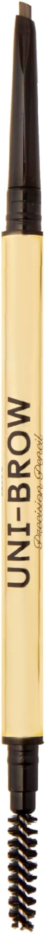 Uni-Brow Precision Eyebrow Pencil, Dual-Ended with Spoolie, Waterproof Longwear Brow Pencil with Micro Tip, Universal Shade for Natural Brows (Brown, Blonde, Taupe)