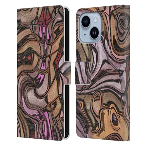 Housse iPhone 14 Plus en cuir LebensArt Couleur Glamour premium