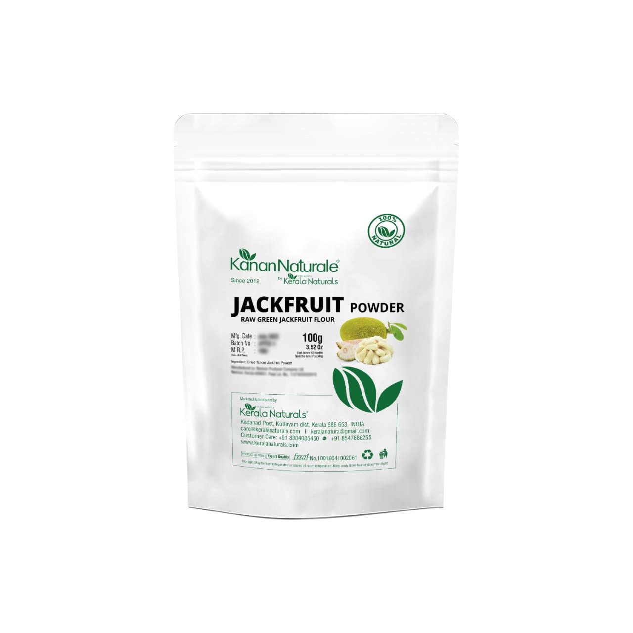 Jack Fruit Powder 100 gm - Raw Green Jackfruit Powder for a Healthy Lifestyle