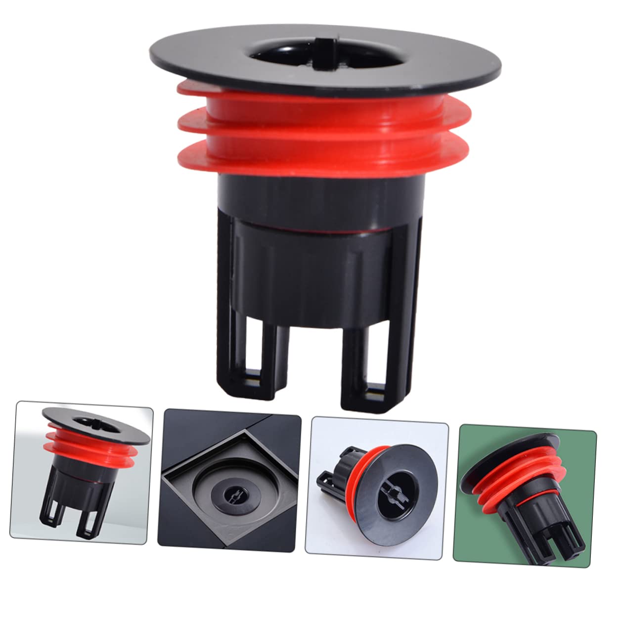 LALAFINA Magnetic Drain Stopper for Shower Durable Floor Drain Strainer Hair Stopper Clogging Design Fit for Bathroom Bathtub Sturdy Water Sealing Performance