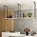 JHHL Mensola da Soffitto, Supporto per Fiori Sospeso Sospeso A Montato su, Scaffale A Soffitto Industriale,Ripiani Industriali per Soffitto Facili da Installare, per Sala da Pranzo/Bar/Cucina