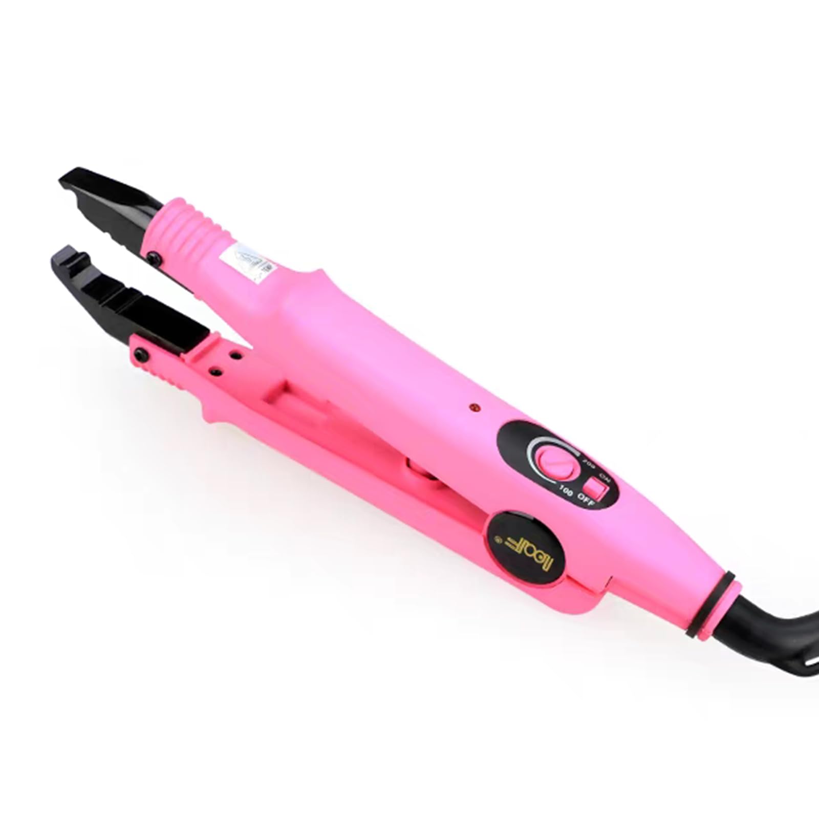 UMIWE Haarterminationswerkzeuge, Professionelles Keratin Haarterminations Eisen Fusion Heißverbindungs Werkzeug für Salon Zuhause, Geeignet für Alle Haarterminationen(Rosa, Temp. regelbar)