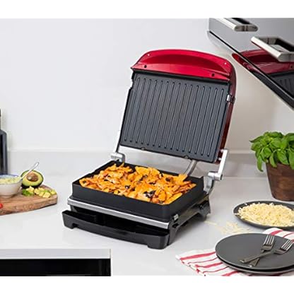 George Foreman 24001-56 Fitnessgrill Präzisions, intelligenter Kerntemperatursensor, 5 verschiedene Modi, Kontaktgrill… – Bild 7