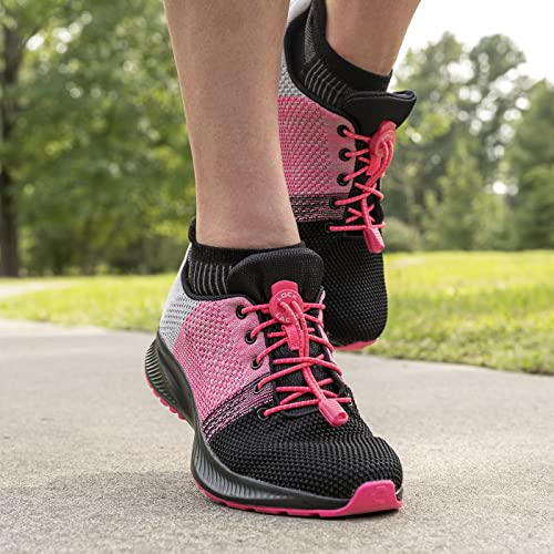 Lock Laces (Elastic No Tie Shoelaces) (Hot Pink, 48-Inch) #TOP4