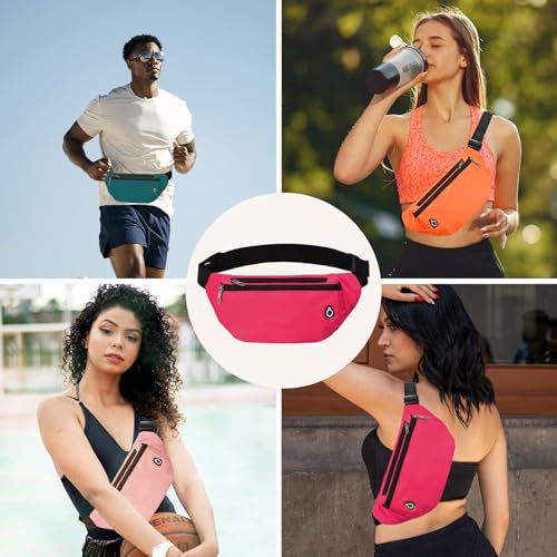 Image of Fanny Pack for Women Men,Crossbody Fanny Pack Water Resistant Sports Waist Bag Pack, Belt Bag for Travel Hiking Running
