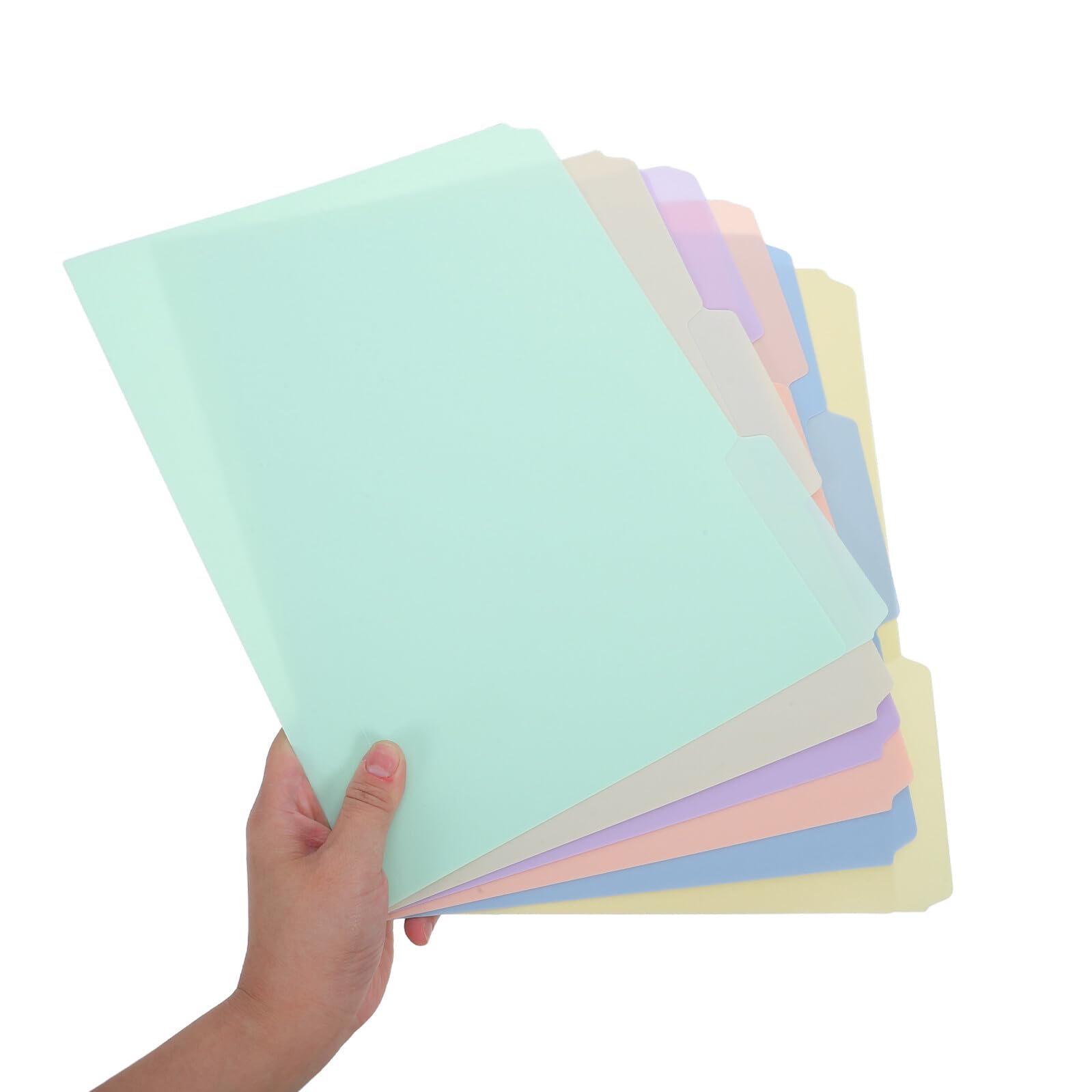 HEMOTON 36 Szt. Sztuk Teczek Manila Kolorach Wycięte Format Organizer Dokumenty Do Biura i Domu Przenośny System Porządkowania Papierów Do Projektów i Archiwizacji
