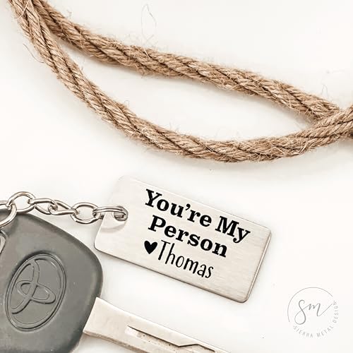 Sm Design You'Re My Person Gift You'Re My Person Keychain Friend Gift For Boyfriend Gift Personalized You Are My Person Gift Best Friend Gift Birthday My-Person-Keychain thumb #1