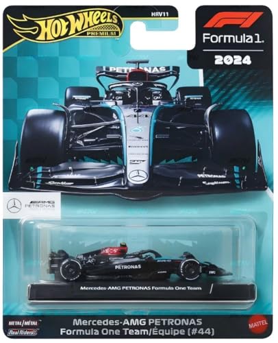 Hot Wheels Set de 6 Autos Fórmula 1 2024 Escala 1:64 miniatura 5
