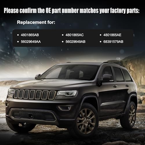 Alternator Compatible with 2011-2015 Durango, 2011-2016 Charger, 2013-2015 Ram 1500, 2011-2016 Grand Cherokee, Alternator Replacement 4801865AC