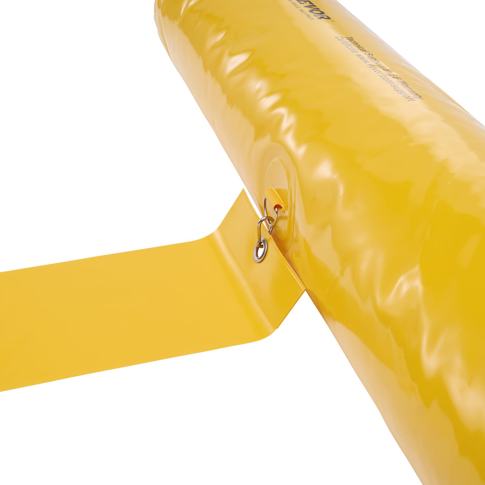 VEVOR Sacco Antiallagamento, 4 Pezzi, Barriera Antiallagamento Alternativa, Portatile e Facile da Usare per Casa, Ingresso, Vialetto 122 x 25 x 17 cm Giallo