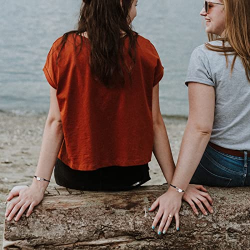 Image of Ornaland 2 /3 /4 /5 Pcs Friendship Bracelet Best Friend Bracelets Bff Matching Heart Bracelet Braided Bracelet Best Friend Friendship Gifts for Women Friends Girls Teen