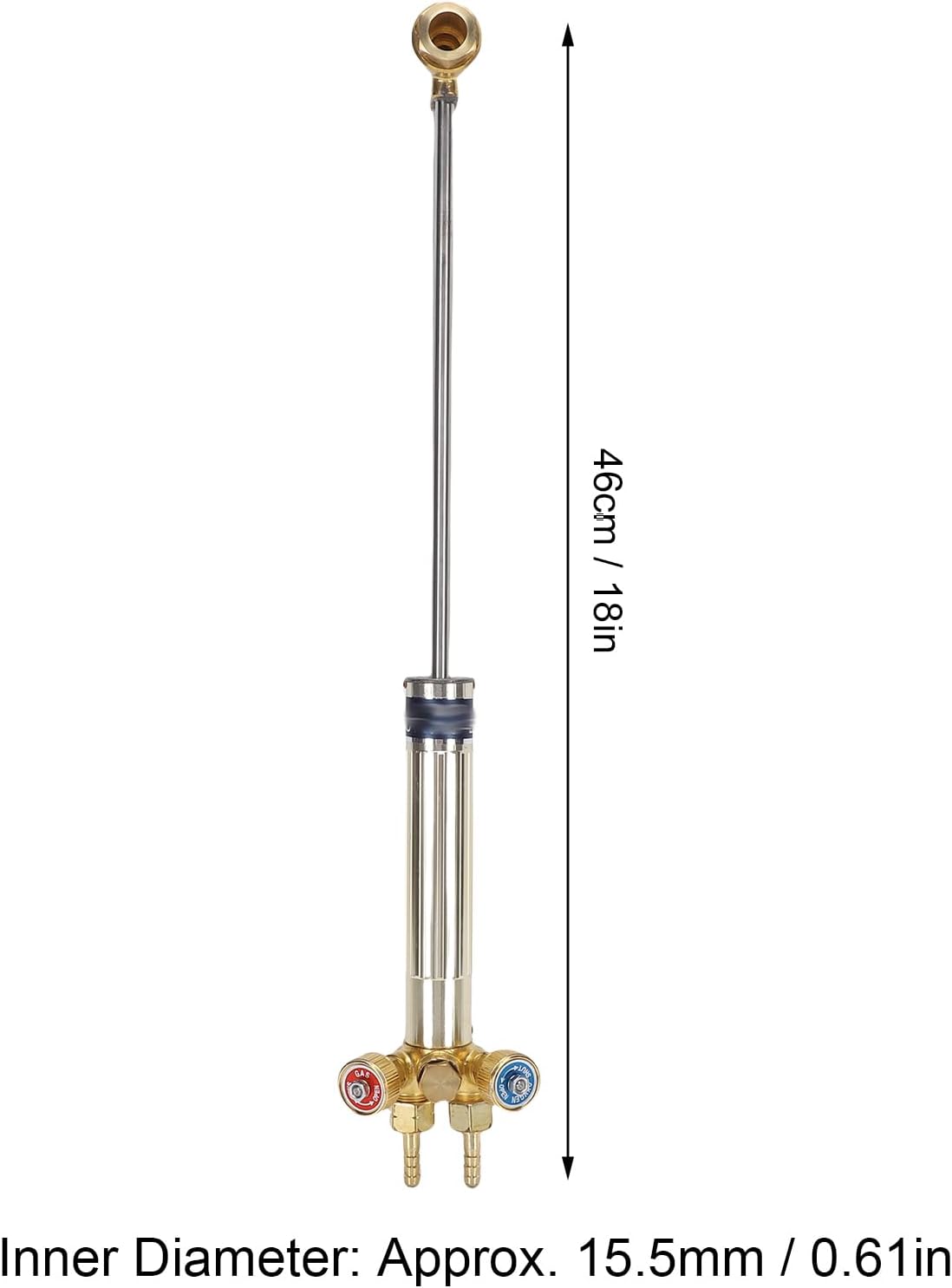 SUNGOOYUE Manual Cutting Torch Stainless Steel Gas Pipe 18" Cutting Torch for Oxygen Acetylene Welding