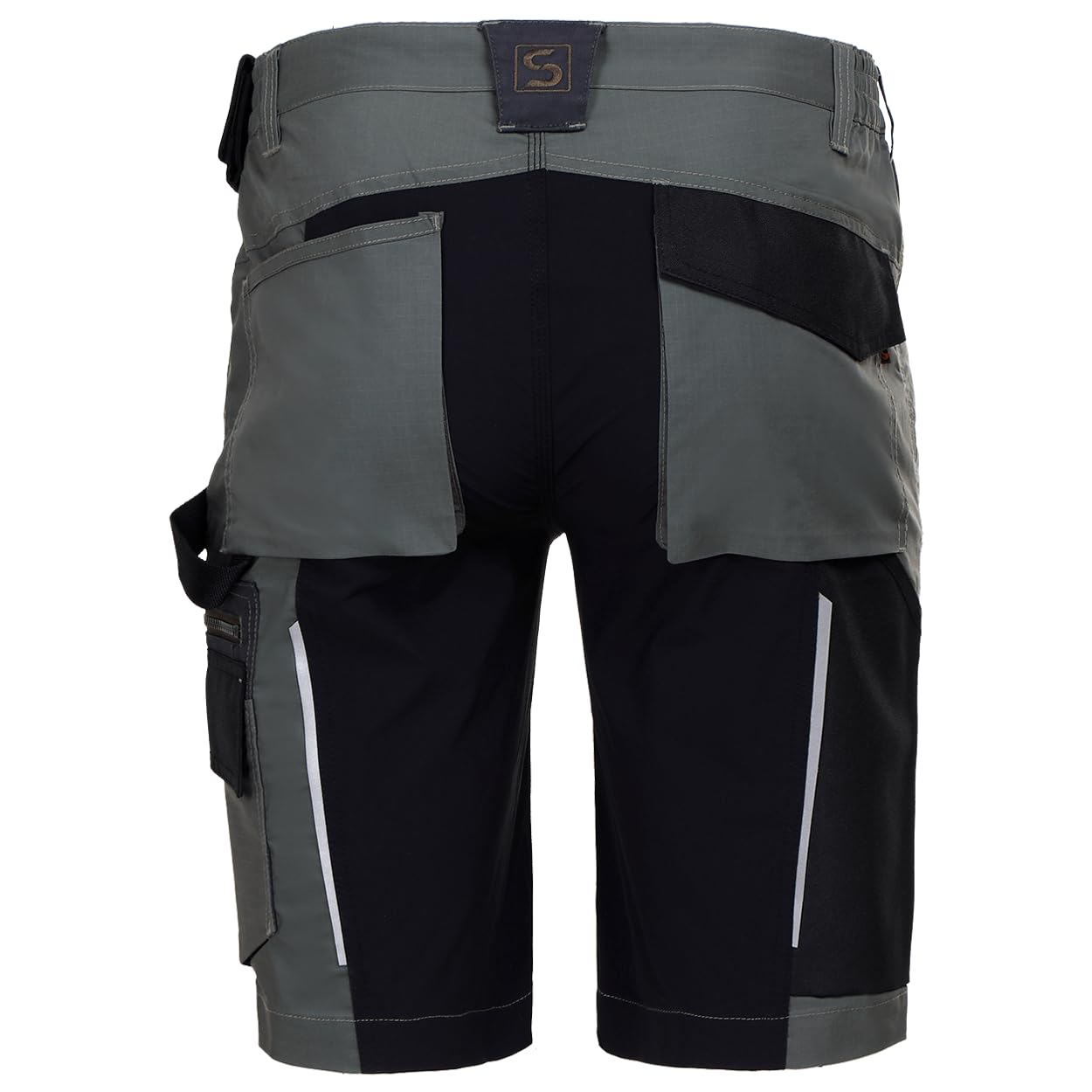 Stenso Revolt Kurze Arbeitshose Herren Stretch Ripstop Multifunktionstaschen