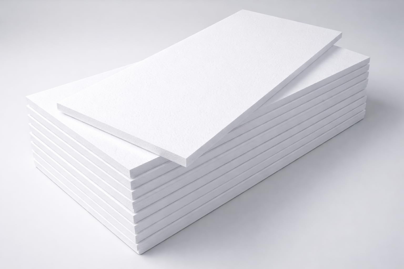 10 x Placas de poliestireno multiuso de 100 x 50 cm - Grosor: 1 cm - Densidad: 15 kg/m2
