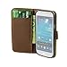 S4 Mini Case, Fulland Wallet Card Holder PU Leather Pouch Flip Leaf Style Case Cover with Stand for Samsung Galaxy S4 Mini I9190 Plus Stylus Pen and Screen Protector -Green