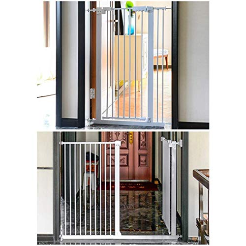 ADEIEGE Baby Sicherheitstor Erhöhung Haustier Hund Zaun Innenkatzen Kamin Zaun Kindertreppe Tor Isolation Geländer (Größe: 115-120,9 cm)