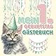 Mein 1. Geburtstag - Gästebuch: Schönes Erinnerungsalbum zum Eintragen | Fotoalbum als Geburtstagsgeschenk für Babies