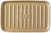 Produktbild Romertopf Lafer BBQ Serie Auflaufform Rechteckig mit Rillen Large Creme / Schwarz