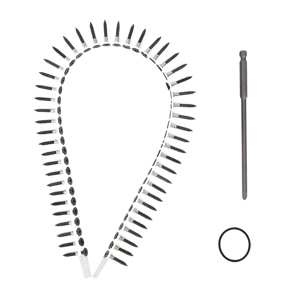 Adaptateur Pistolet à Vis Chaîne Automatique Pistolet à Clous Perceuse électrique Vis équipement de Serrage Outil de Travail du Bois pour Pistolet à Clous Perceuse électrique