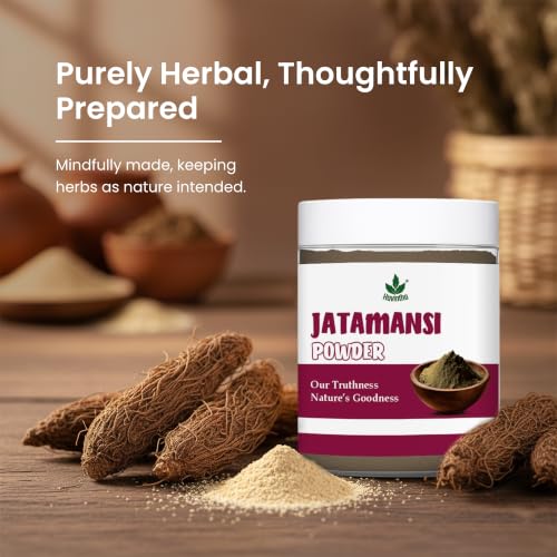 Image of Havintha Jatamansi Root Powder for Hair Care & Scalp Care, 80g | Free from parabens, sulphates, synthetic fragrances, and artificial colors.