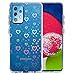 Produktbild Für Samsung Galaxy A52s 5G Hülle, Samsung Galaxy A52 Hülle, Fashion Gradient Laser Love Heart Pattern Clear Handyhülle für Samsung Galaxy A52 4G 5G, A52s 5G Stoßfest Bumper für Damen Mädchen, 6,5 Zoll