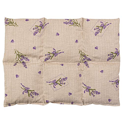 Coussin aux graines de lin pour apaiser le mal de dos et détendre les muscles